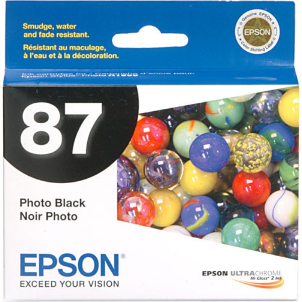Epson 87 UltraChrome Ink Photo Black for Stylus Photo R1900 T087120