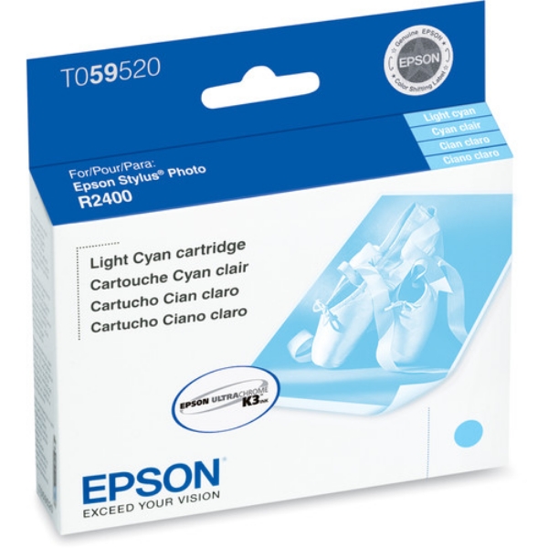 Epson T059 UltraChrome K3 Light Cyan Ink for Stylus R2400 - T059520