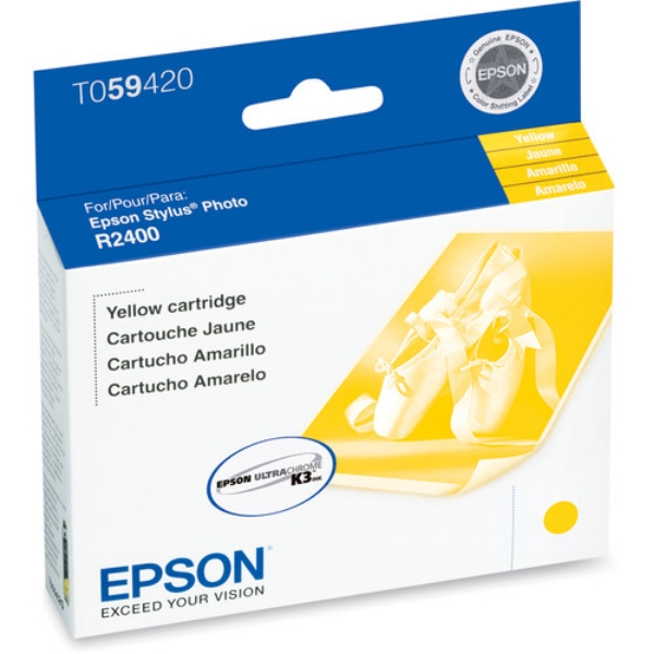 Epson T059 UltraChrome K3 Yellow Ink for Stylus R2400 - T059420