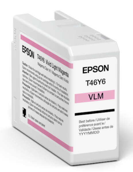 Epson UltraChrome PRO10 50ml Vivid Light Magenta Ink for SureColor P900 - T46Y600