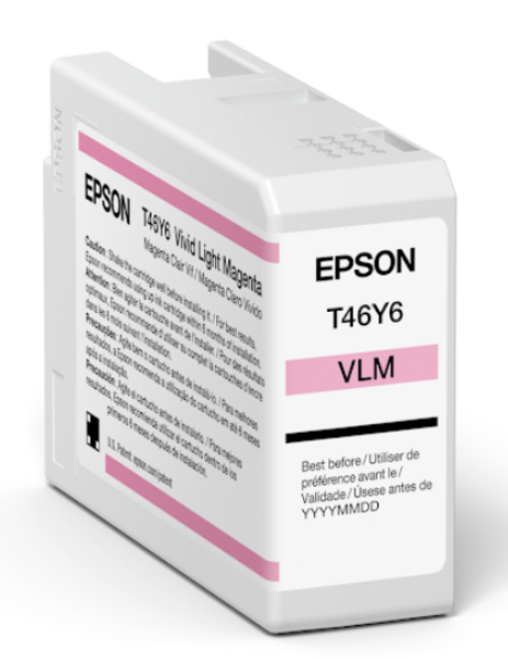 Cartouche d'encre traceur EPSON UltraChrome Pro 10 SC-P900 Vivid light  magenta - 50ml - T47A6