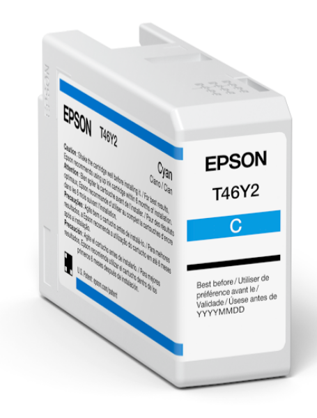 Epson UltraChrome PRO10 50ml Cyan Ink for SureColor P900 - T46Y200