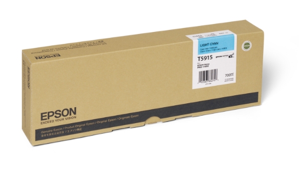 Epson UltraChrome K3 Ink Light Cyan 700ml for Stylus Pro 11880 - T591500