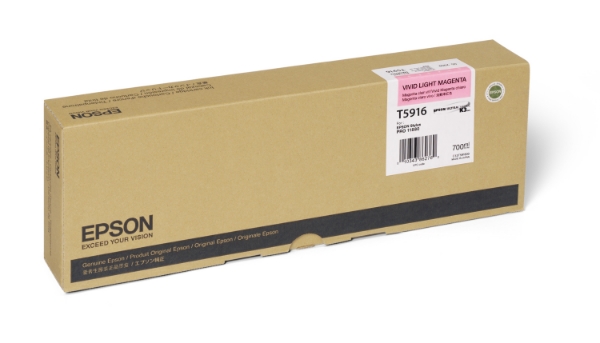 Epson UltraChrome K3 Ink Vivid Light Magenta 700ml for Stylus Pro 11880 - T591600