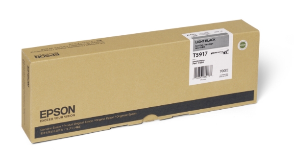 Epson UltraChrome K3 Ink Light Black 700ml for Stylus Pro 11880 - T591700