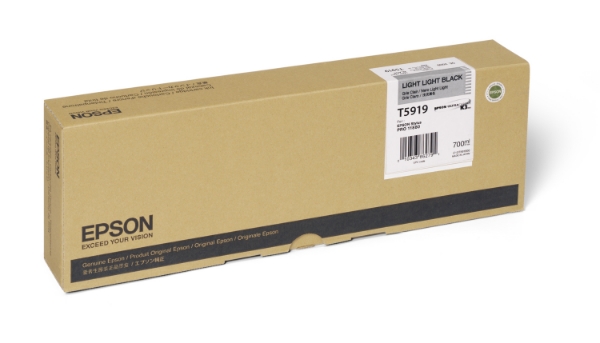 Epson UltraChrome K3 Ink Light Light Black 700ml for Stylus Pro 11880 - T591900