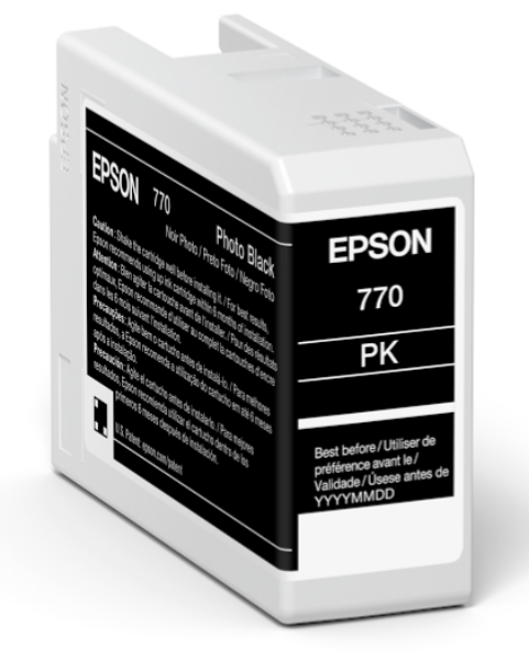 Epson UltraChrome PRO10 25ml Photo Black Ink for SureColor P700 - T770120