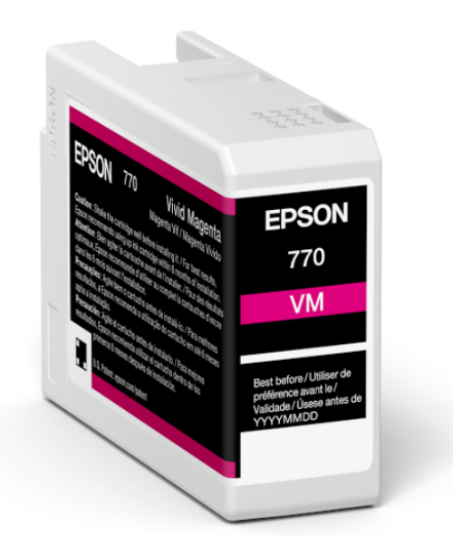 Epson UltraChrome PRO10 25ml Vivid Magenta Ink for SureColor P700 - T770320