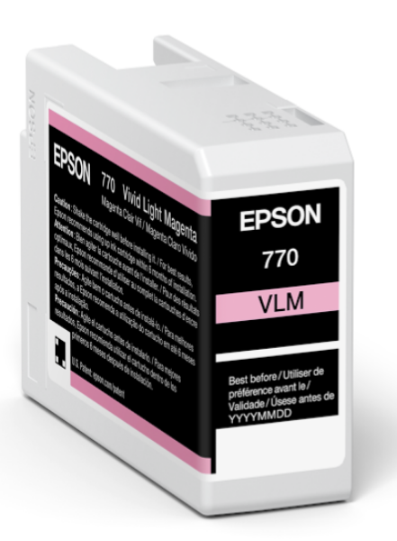 Epson UltraChrome PRO10 25ml Vivid Light Magenta Ink for SureColor P700 - T770620