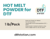 DTF Station Hot Melt Powder 1lb White for Direct to Film on DTG Printers