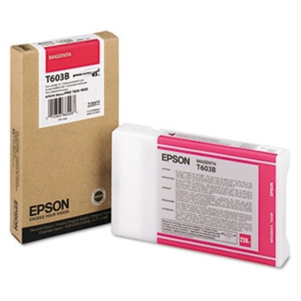 Epson UltraChrome K3 Ink Magenta 220ml for Stylus Pro 7800, 9800 - T603B00