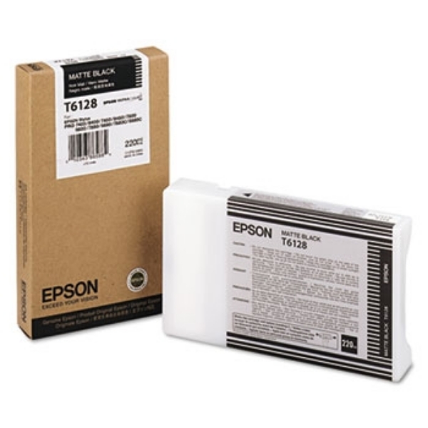 Epson UltraChrome K3 Ink Matte Black 220ml for Stylus Pro 7800, 7880, 9800, 9880 - T612800