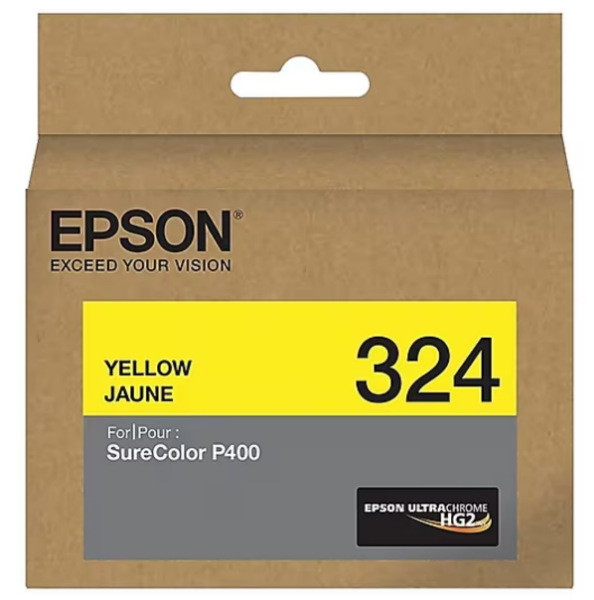 Epson 324 14mL Yellow Ink Cartridge for SureColor P400 - T324420