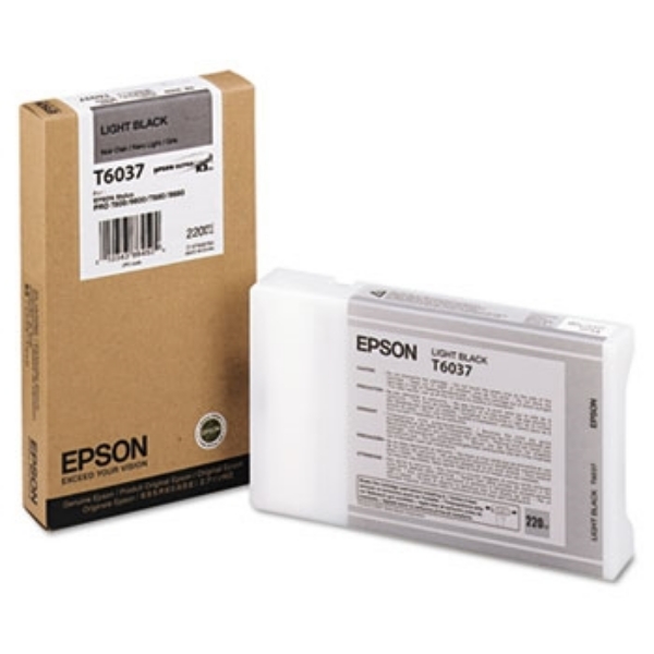 Epson UltraChrome K3 Ink Light Black 220ml for Stylus Pro 7800, 7880, 9800, 9880 T603700