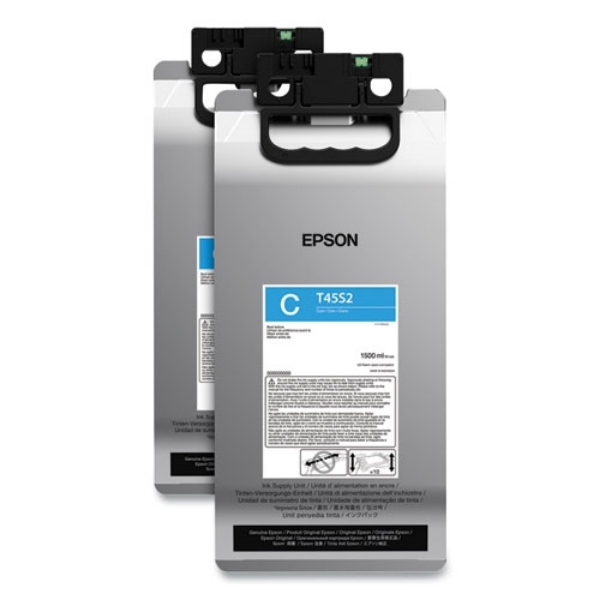 Epson (T45S) UltraChrome RS High Yield Cyan Ink 1.5L (2 Pack) for SureColor R5070L