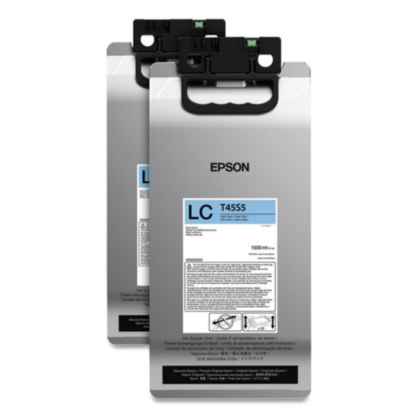 Epson (T45S) UltraChrome RS High Yield Light Cyan Ink 1.5L (2 Pack) for SureColor R5070L