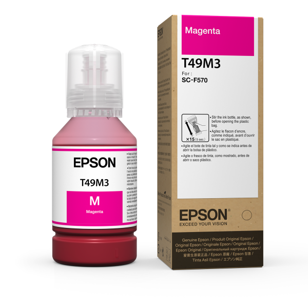 Epson T49M Magenta Ink Bottle 140ml for SureColor F170, F570 - T49M320