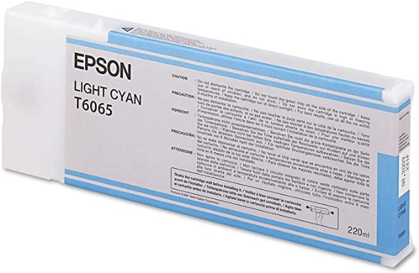 Epson UltraChrome K3 Ink Light Cyan 220ml for Stylus Pro 4800, 4880 T606500