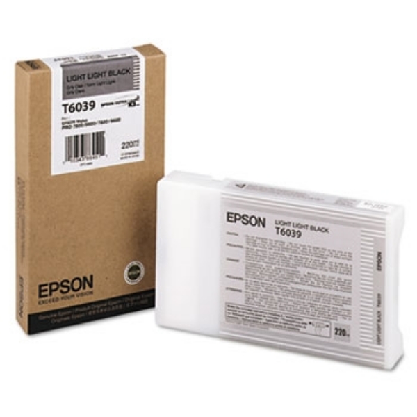 Epson UltraChrome K3 Ink Light Light Black 220ml for Stylus Pro 7800, 7880, 9800, 9880 T603900	