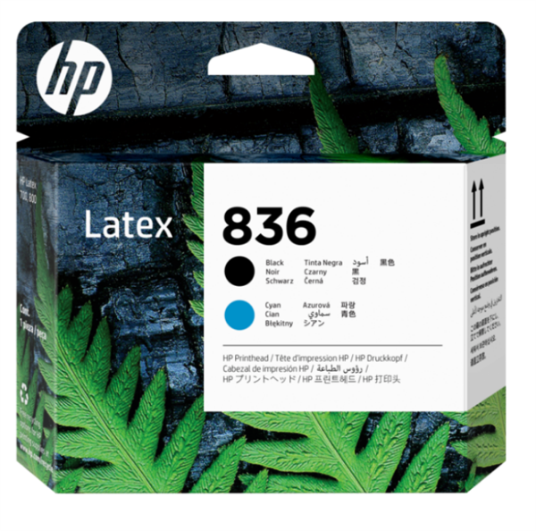 HP 836 Black/Cyan Printhead for Latex 630, 630 W, 700, 700 W, 800, 800 W