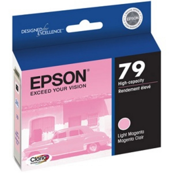 Epson 79 Claria High-Capacity Light Magenta Ink for Stylus Photo 1400, Artisan 1430 - T079620