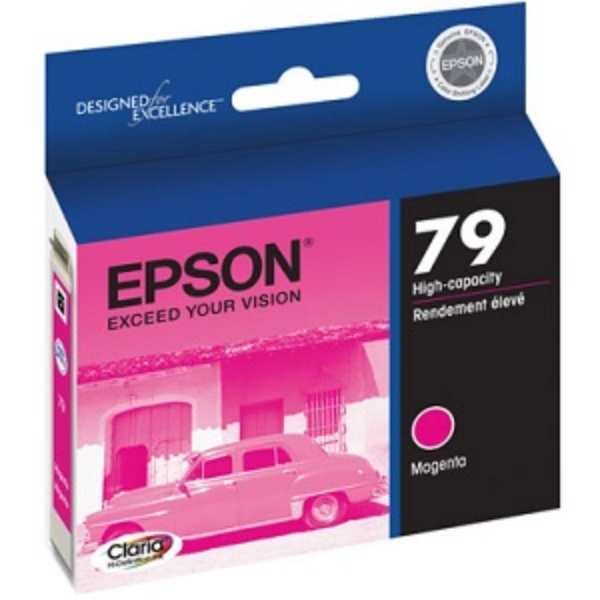 Epson 79 Claria High-Capacity Magenta Ink for Stylus Photo 1400, Artisan 1430 - T079320