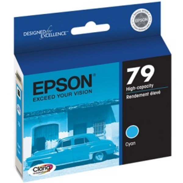 Epson 79 Claria High Capacity Cyan Ink for Stylus Photo 1400, Artisan 1430 T079220	