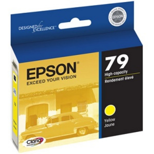 Epson 79 Claria High-Capacity Yellow Ink for Stylus Photo 1400, Artisan 1430 - T079420
