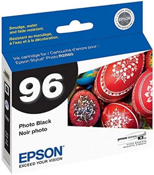 Epson 96 UltraChrome K3 Ink Photo Black for Stylus R2880 T096120