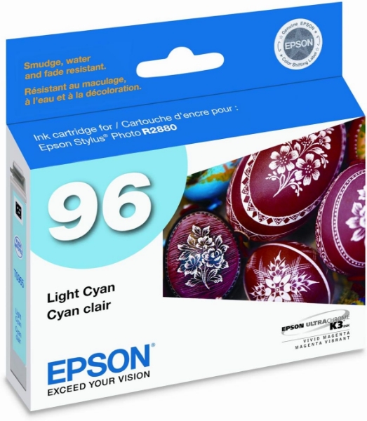 Epson 96 UltraChrome K3 Ink Light Cyan for Stylus R2880 T096520
