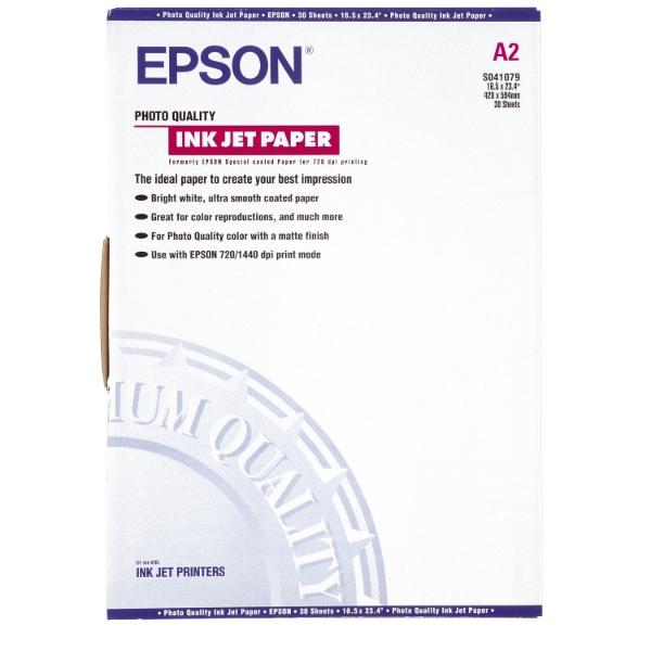 EPSON Presentation Paper Matte 16.5"x23.4" 30 Sheets