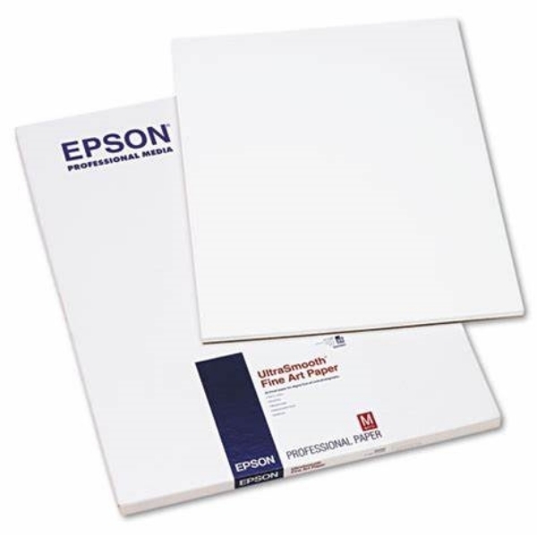 EPSON UltraSmooth Fine Art Paper 325gsm 13"x19" - 25 Sheets