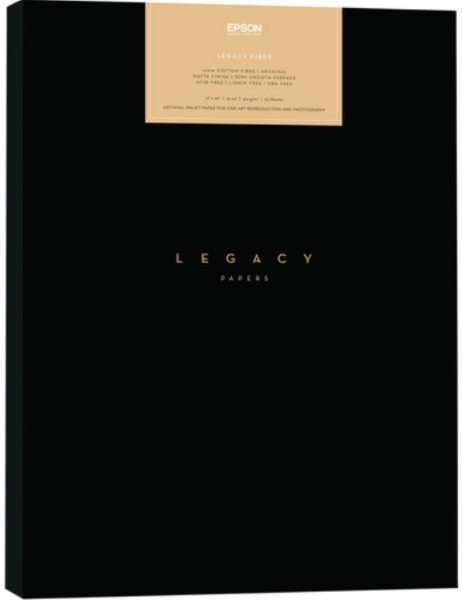 EPSON Legacy Fibre Rag 314gsm 17"x22" - 25 Sheets
