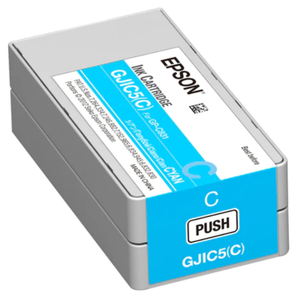 Epson GJIC5 Cyan Ink for ColorWorks C831 - C13S020564