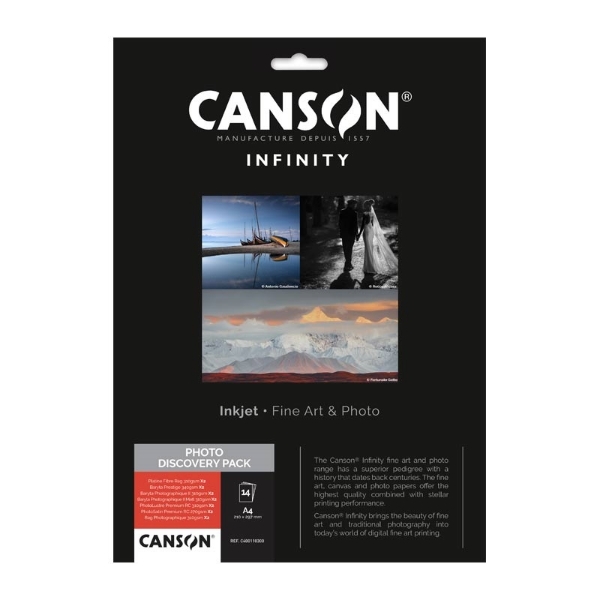 Canson Infinity Discovery Pack Photo & Fine Art 14 Sheets