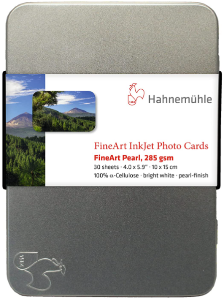 Hahnemühle FineArt Pearl 285gsm Fine Art Photo Cards 4"x6" 30 Sheets