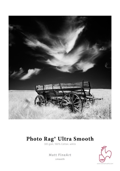 Hahnemühle Photo Rag® Ultra Smooth 305gsm 17"x22" - 25 Sheets