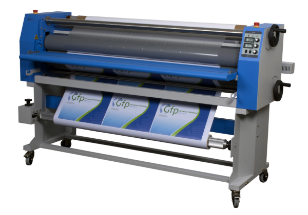 GFP 865DH-4RS 65" Dual Heat Laminator w/Swing Out Shafts - Cold - Heat Assist - Thermal Low Melt Film Capabilities