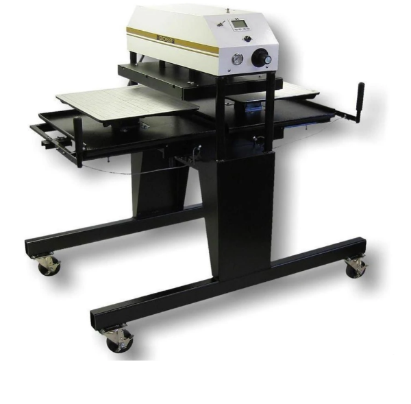 Geo Knight 394-MTS Air Operated 20x25 Factory Twin Shuttle Heat Press