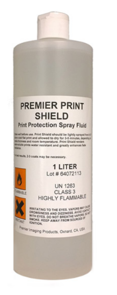 PremierArt Print Shield Spray Solvent Inkjet Protective Coating 1 Liter Bulk Container