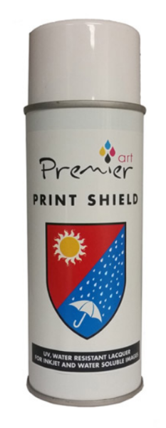 PremierArt Print Shield Spray Solvent Inkjet Protective Coating 400ml Aerosol Spray Can