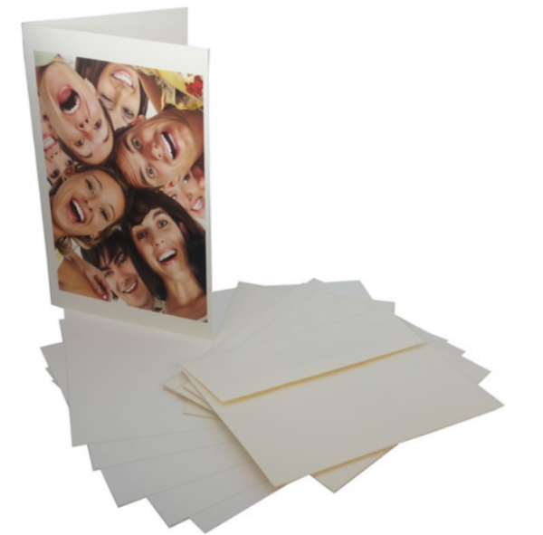 PremierArt Generations Alise Photo Grade Fine Art Paper Bright White 16mil 285gsm 24" x 30" - 20 Scored Greeting Cards