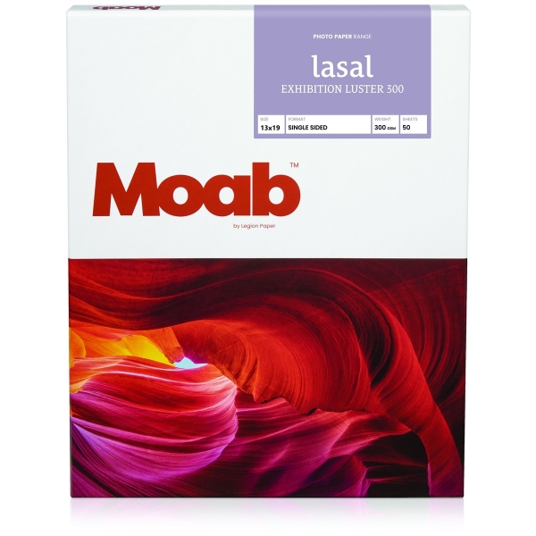 Moab Lasal Exhibition Luster 300gsm 13"x19" (A3+) - 50 Sheets