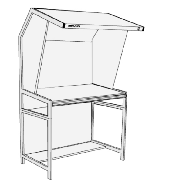 GTI CVX-3/DS D50 & D65 Light Quality - 48 Inch x 64 Inch Color Viewing Station