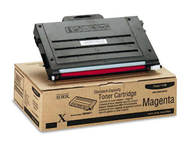 Xerox Magenta Standard Capacity Toner Cartridge Phaser 6100 - 106R00677