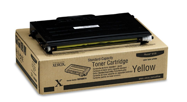 Xerox Yellow Standard Capacity Toner Cartridge Phaser 6100 - 106R00678