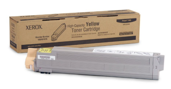 Xerox Phaser 7400 High Capacity Yellow Toner Cartridge *NON-RETURNABLE - 106R01079