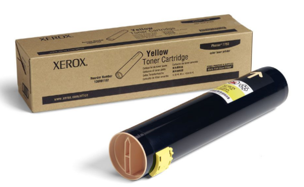 Xerox Phaser 7760 Yellow Toner Cartridge *NON-RETURNABLE - 106R01162