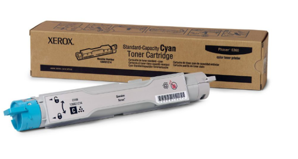 Xerox Phaser 6360/6360Y Cyan Standard Capacity Toner Cartridge - 106R01214