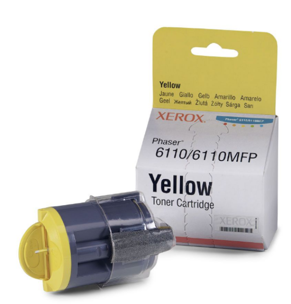 Xerox Phaser 6110/6110MFP Yellow Toner Cartridge - 106R01273